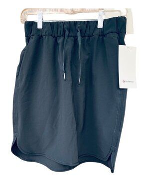 Lululemon On The Fly Skirt High-Rise Size 6 Four-Way Stretch Hidden Pocket Blue